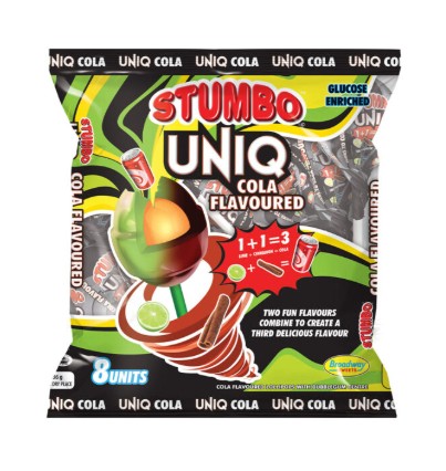 Stumbo Uniq Cola Flavoured Lollipops 8